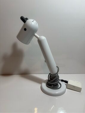 Ikea KRUX White Giraffe 11” Wall Table Lamp Desk Task Light Anthropomorphic